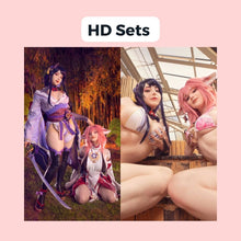 Load image into Gallery viewer, Yae Miko x Raiden Shogun  ft. EnaFox Bundle - Digital Download