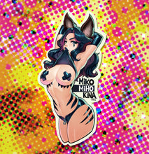 Load image into Gallery viewer, Cali Wolfgirl OC sticker by Reiq

